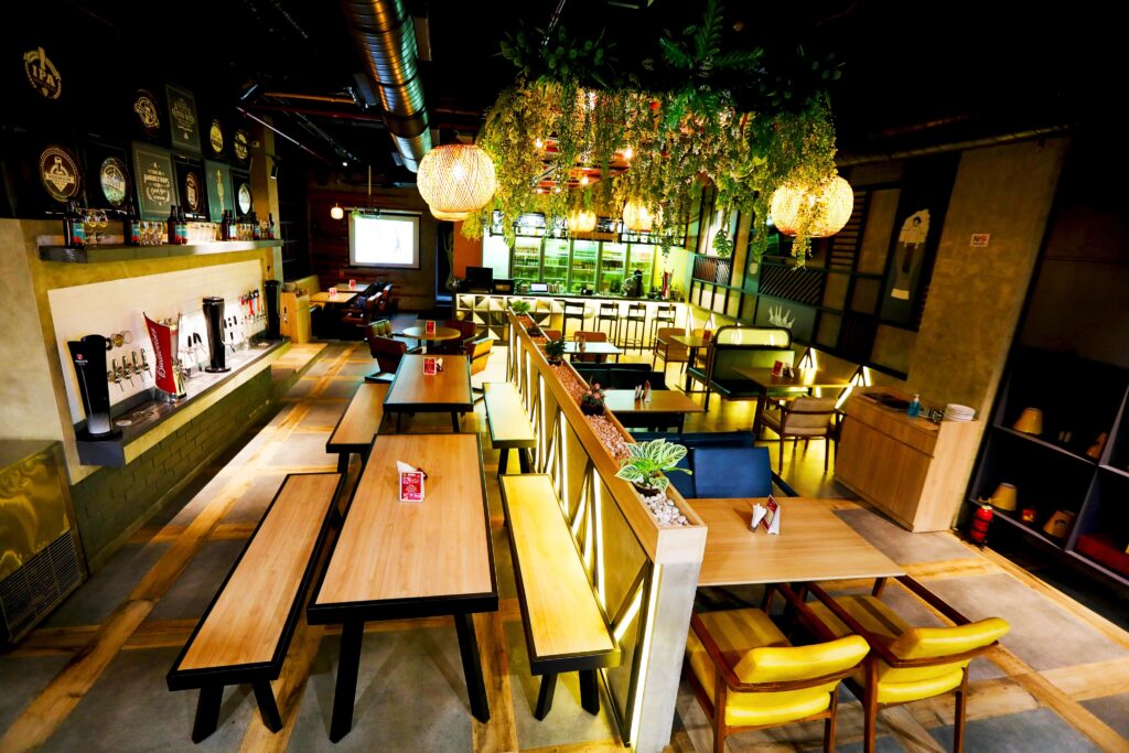 The Beer Café Interior