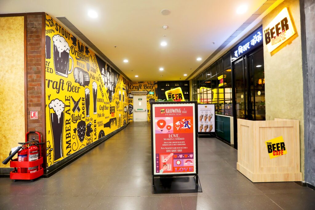 The Beer Café Interior