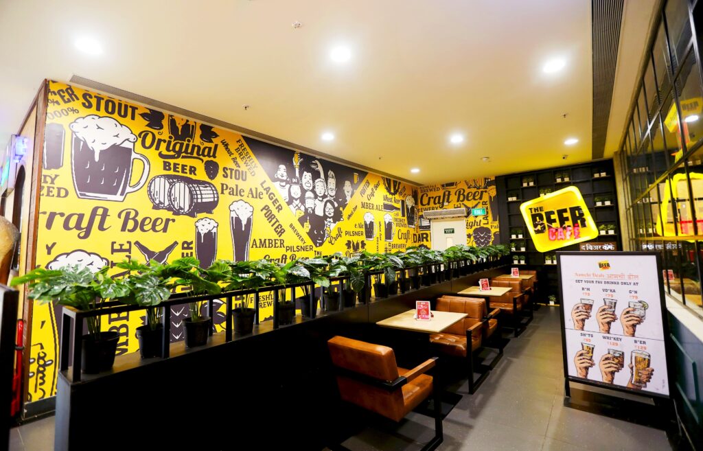 The Beer Café Interior