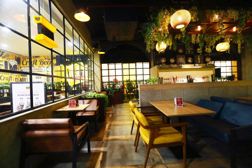 The Beer Café Interior