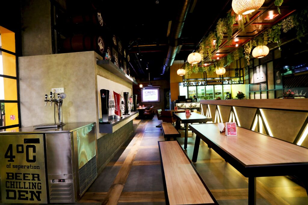 The Beer Café Interior
