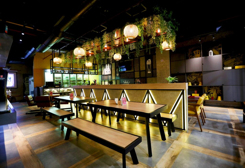 The Beer Café Interior
