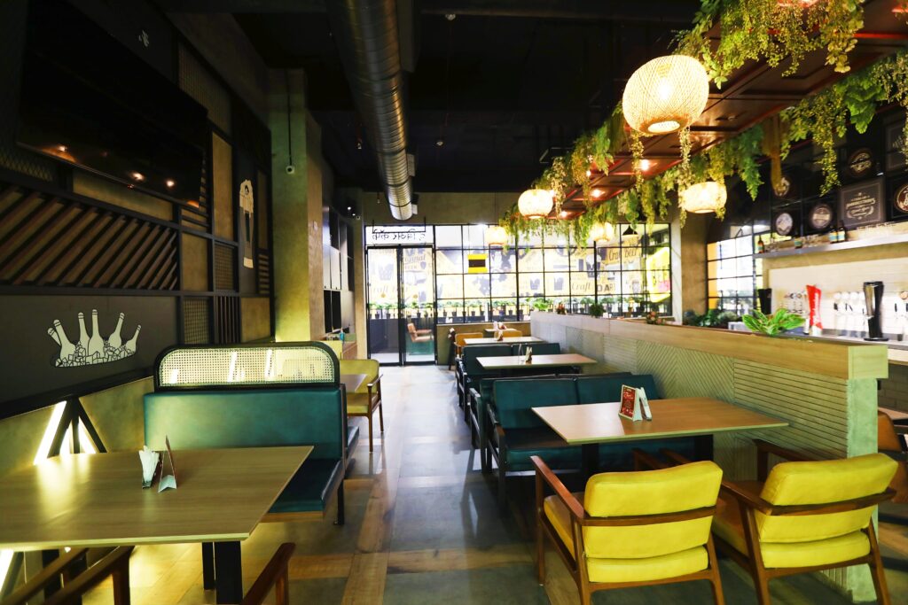 The Beer Café Interior