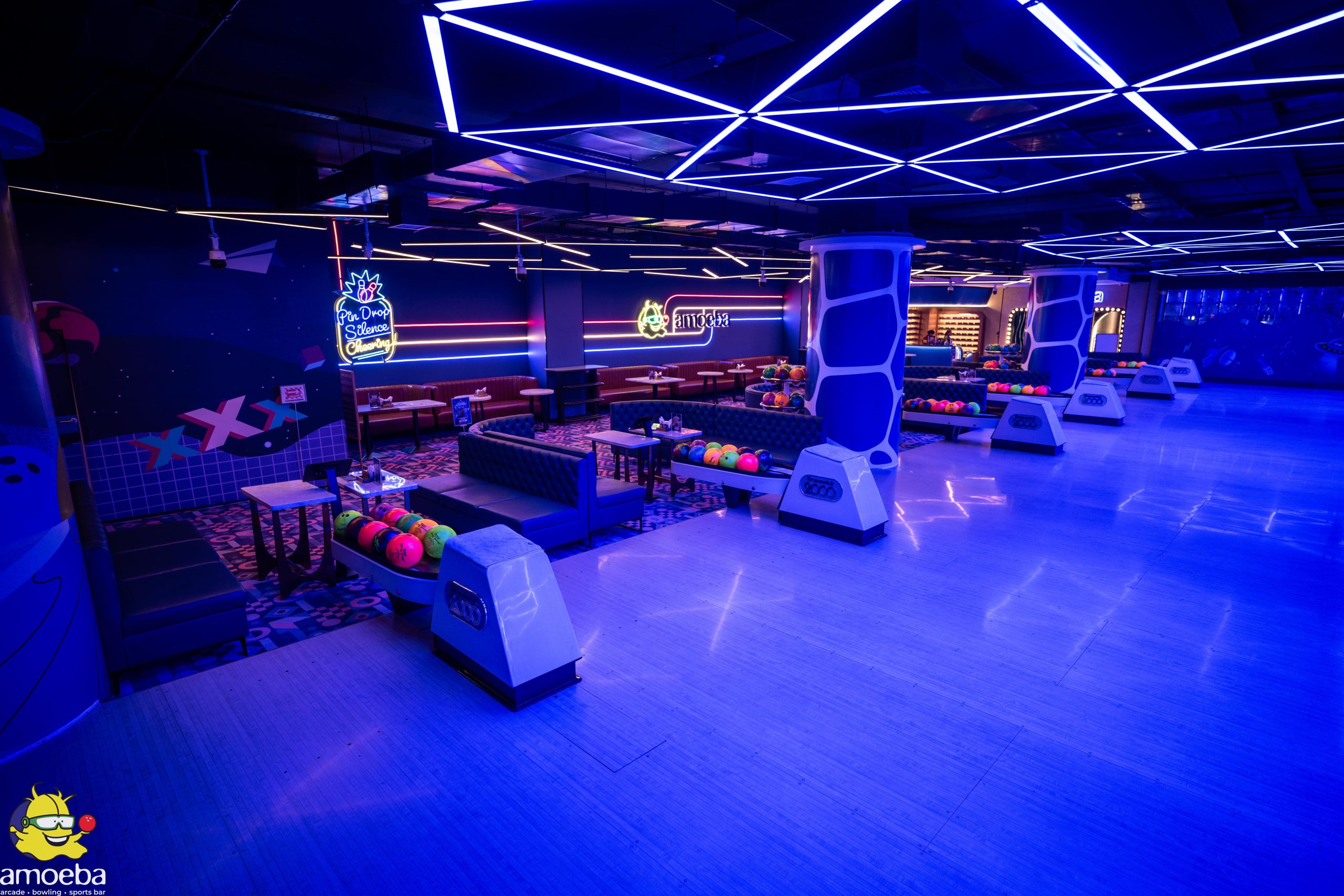 Amoeba Sports Bar Interior