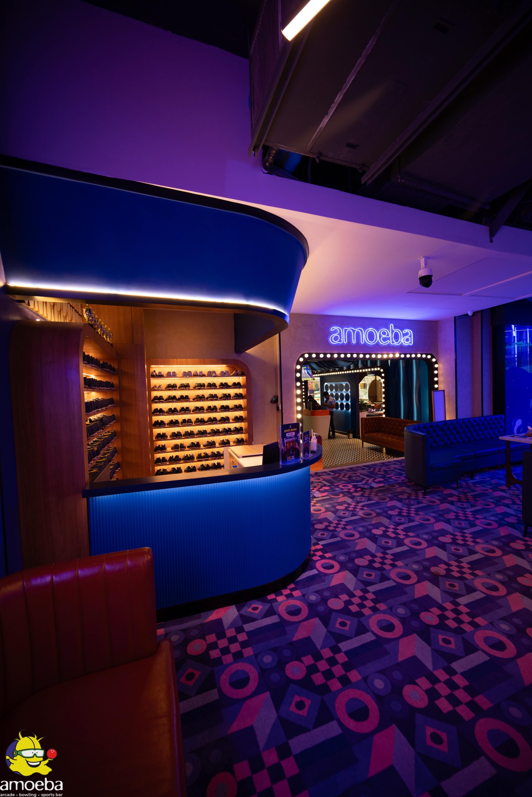 Amoeba Sports Bar Interior