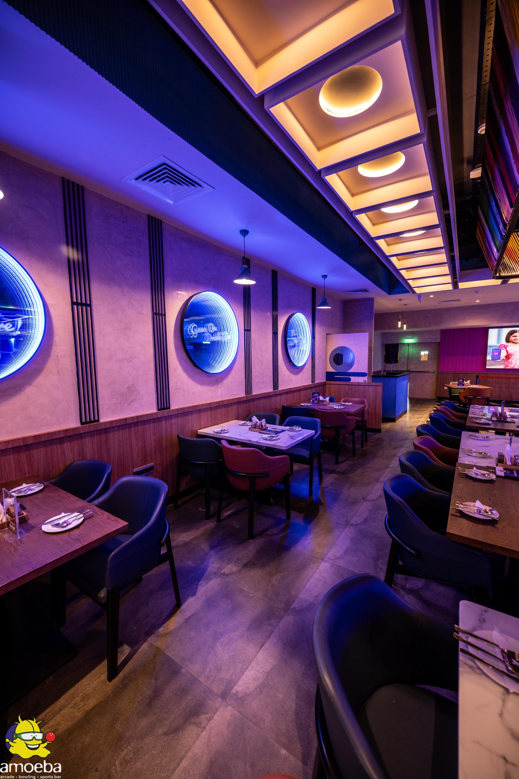 Amoeba Sports Bar Interior