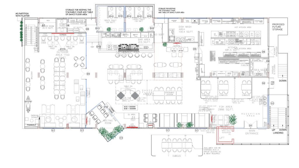 Social E-City Interior