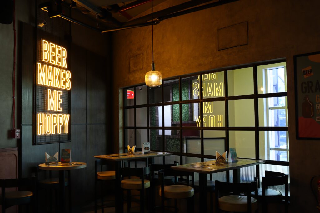 The Beer Café Interior