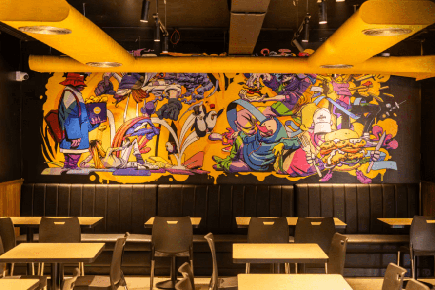 Fly Chicken Interior