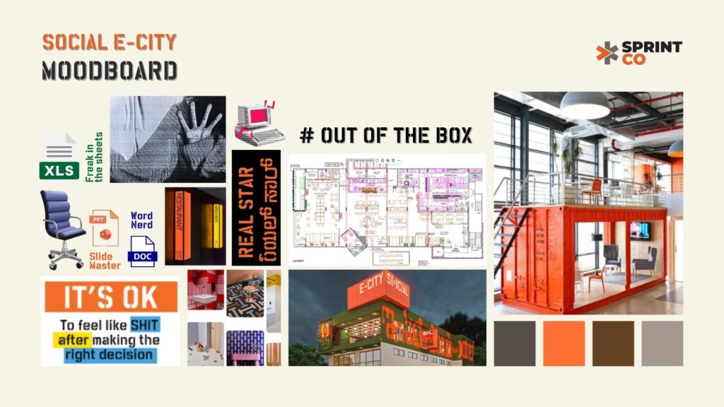 Social E-City Moodboard